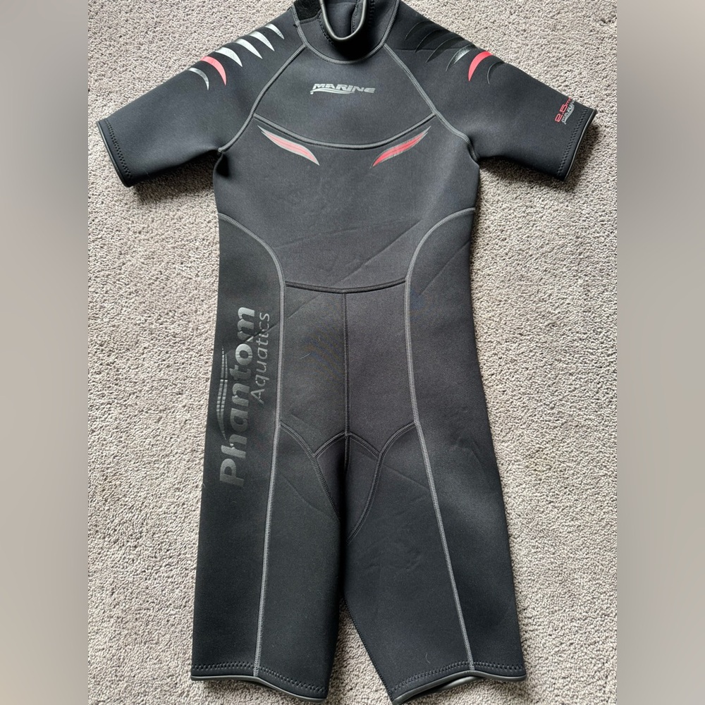 Phantom Aquatics Marine Shorty Back Zip Wetsuit